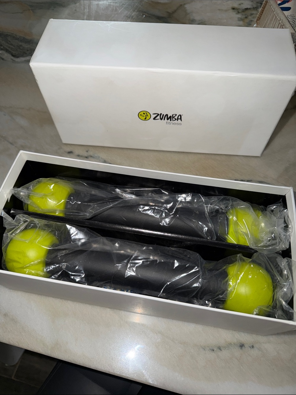 NEW! Zumba Fitness Set of Two Toning Sticks